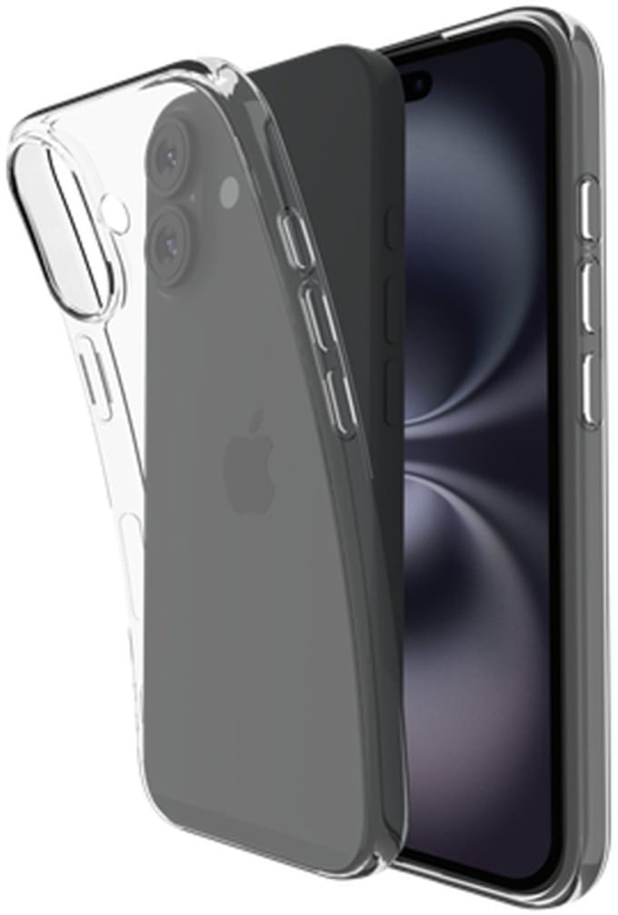Just in Case hoesje geschikt voor iPhone 16 Plus Hoesje Siliconen - Flexibele 100% GRS Case - Transparant