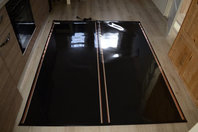 Budget karpetverwarming folie 160*110 cm