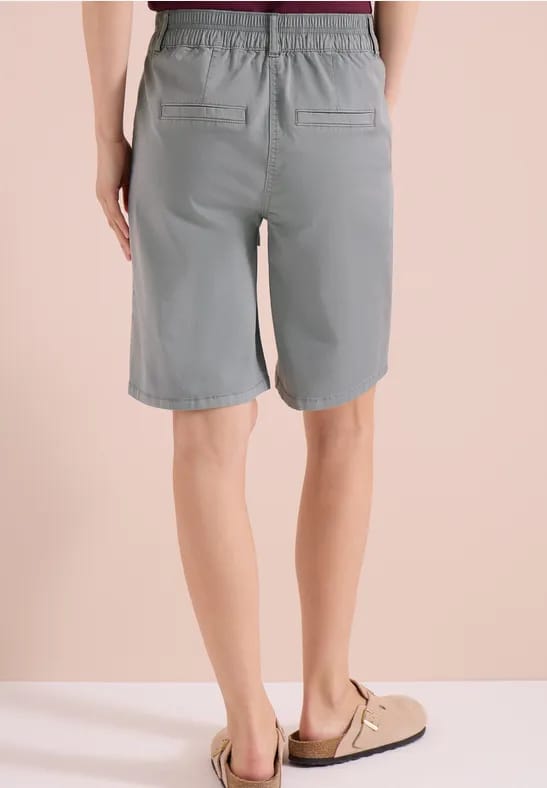 Mid Waist straight legs short in casual pasvorm
