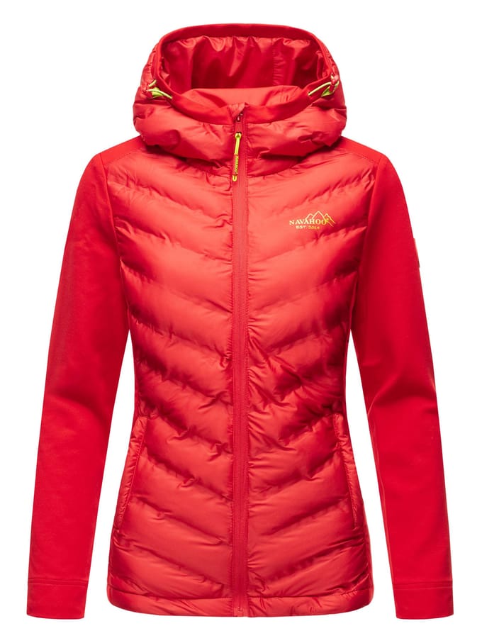 Navahoo Dames Gewatteerde Jas Nimm mich mit – Getailleerd, Stijlvol & Comfortabel met Capuchon