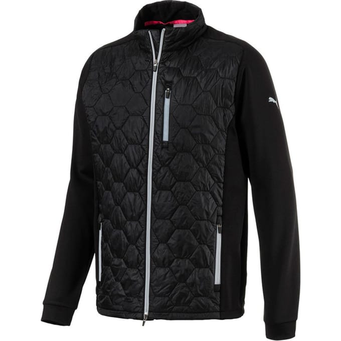 Puma PWRWarm Dassler Heren Zwart Zip Up Primaloft Golfjack 576114 01