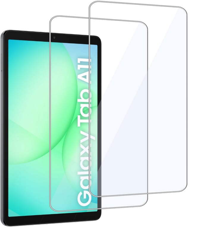 ChiGuard Screenprotector 2x geschikt voor Samsung Galaxy Tab A11 Screenprotector - Beschermglas - Curved - GuardCover