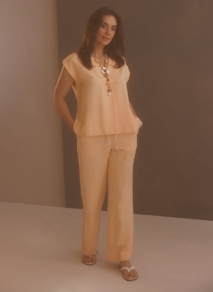 YEST Merel Essential Bottoms - Peach Skin - maat 38