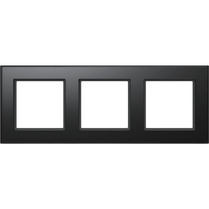 Homematic IP Glas - Afdekraam - 3-voudig - Zwart