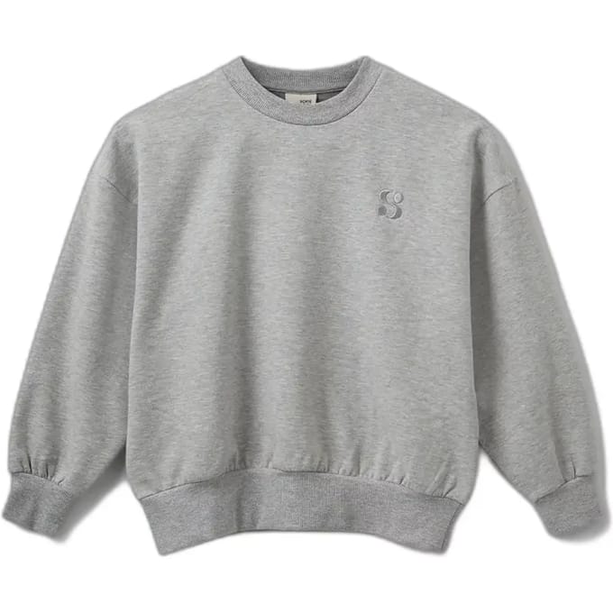 Sofie Schnoor - Sweater Elisy - grijs - Maat 140