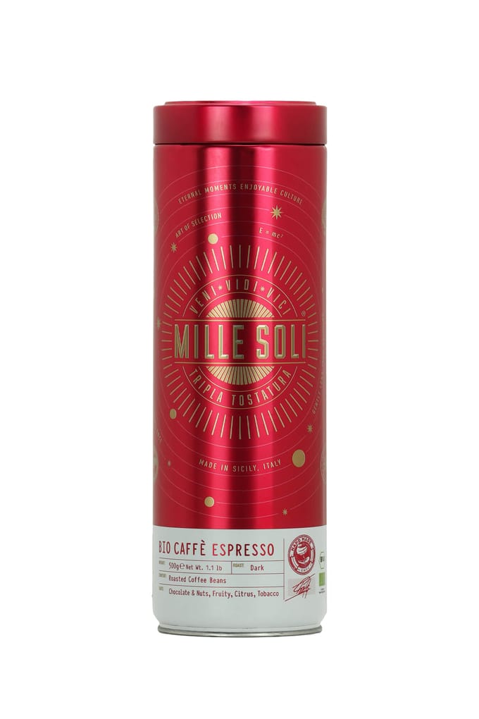 MilleSoli Mille Soli Caffè Espresso Bio 500g blik