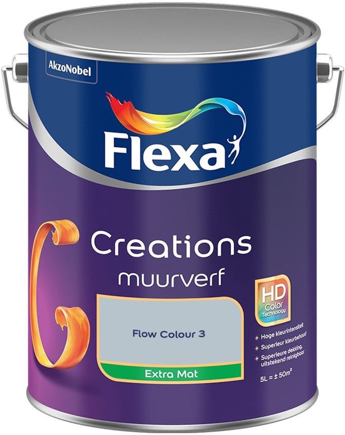 Flexa - Creations Muurverf Extra Mat - Flow Colour 3 - Mengverf - 5 L