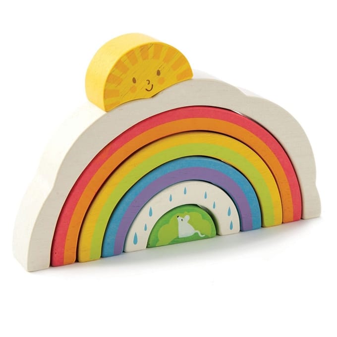 Tender Leaf Toys Regenboog Vorm Puzzel Junior 7-delig