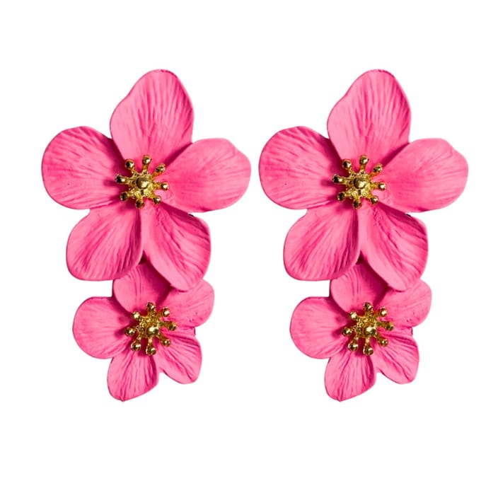 Oorbellen -Glee -zuurstok roze-Charme Bijoux