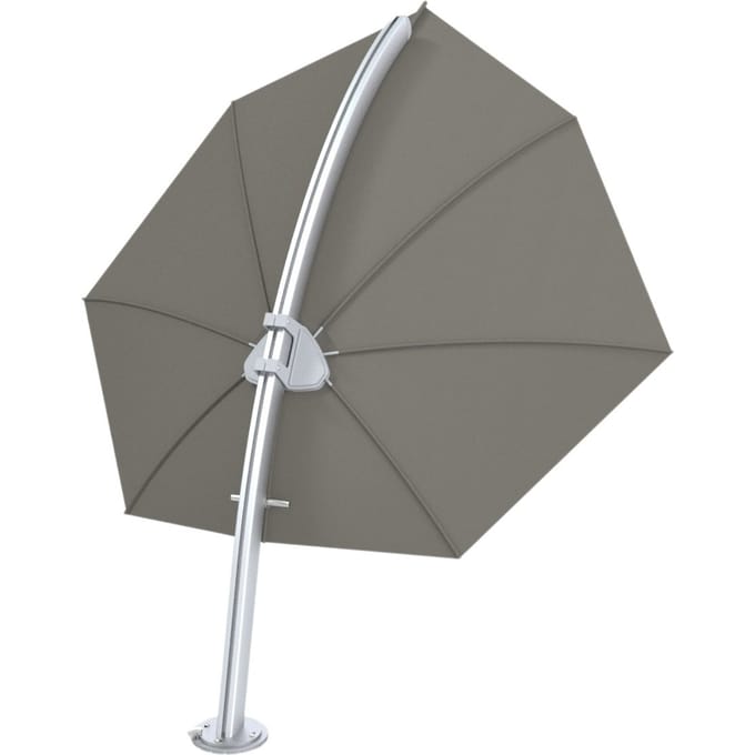Umbrosa Icarus ALU parasol - taupe - zonder paraplustandaard