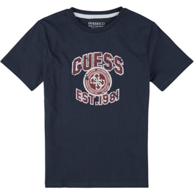 Guess  T-shirt Korte Mouw ORGANIC COTTON JERSEY