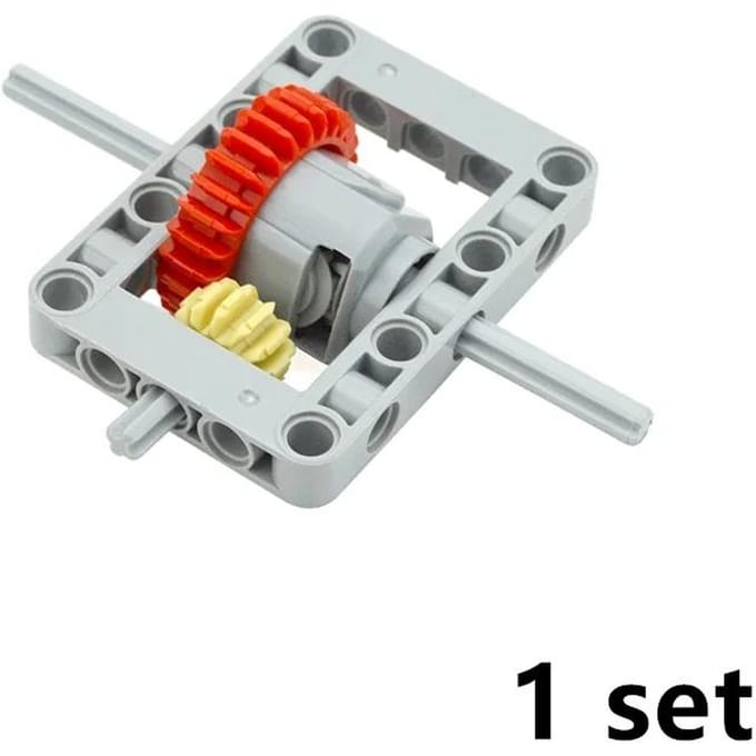 MIJN EIGEN CREATIE Tech Differentieel Bouwstenen Mechanisch Speelgoed High Tech Component Differentieel Tandwielen Montage Inclusief 6573 62821 65414