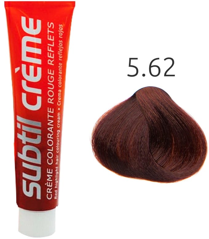 Subtil - Color - Crème Rouge Reflets - 5.62 Kastanje Lichtrood Irise - 60 ml