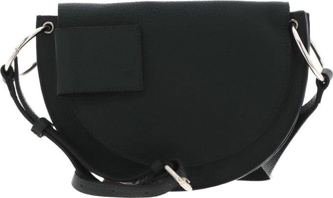 FREDsBRUDER Leren Schoudertas Olivia Saddle Bag Emerald Groene