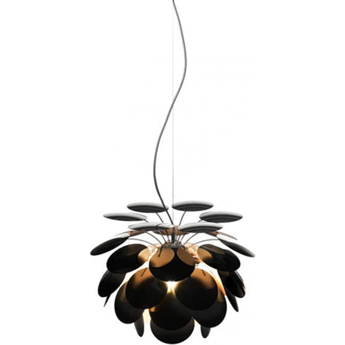 MARSET Hanglamp Discocó Ø 35 cm zwart/goud