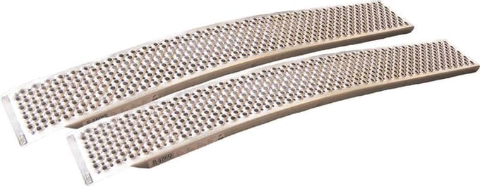 Oprijplaten gebogen, 2 stuks