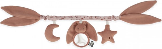 Kaloo Lapinoo – Wagenspanner - Kinderwagenaccessoire - Terraccota - Konijn