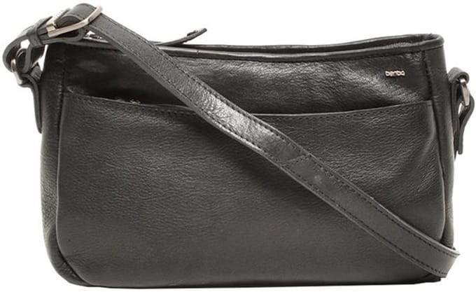 Berba | Lucca | Crossbody tas | Schoudertas | Dames | Zwart | Leer