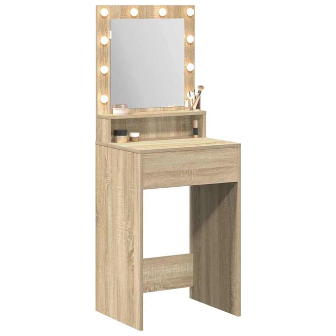 vidaXL - Kaptafel - Sonoma - Eik - 50 - x - 41 - x - 135 - cm - Bewerkt - hout
