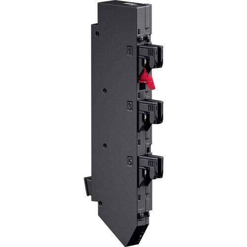 Rittal 9364024 Zekeringhouderstrook Geschikt voor Buiszekering 10.3 x 38 mm 4 stuk(s)