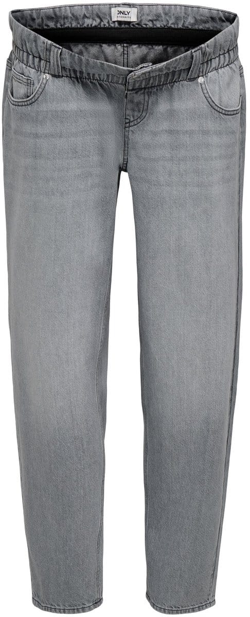 ONLY - OLMLUMI PAPERBAG STRAIGHT JEANS DNM - Dames - Jeans