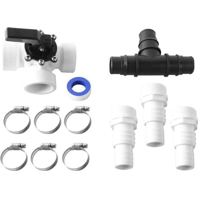 Monzana 12-delige Bypass-set Zwembadadapter Zwembad Accessoires