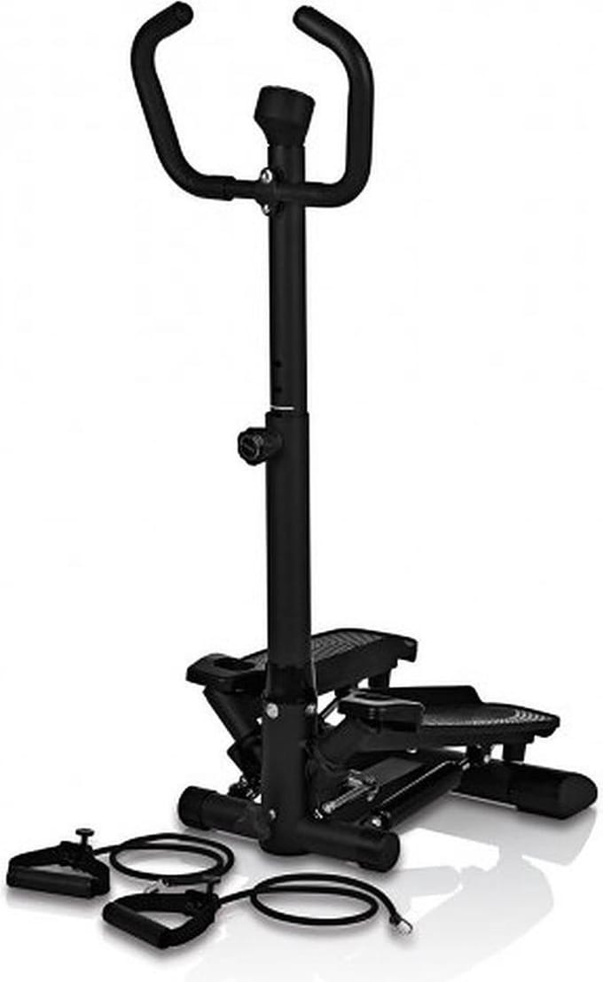 VITALmaxx fitnesstrainer stepper - Zwart