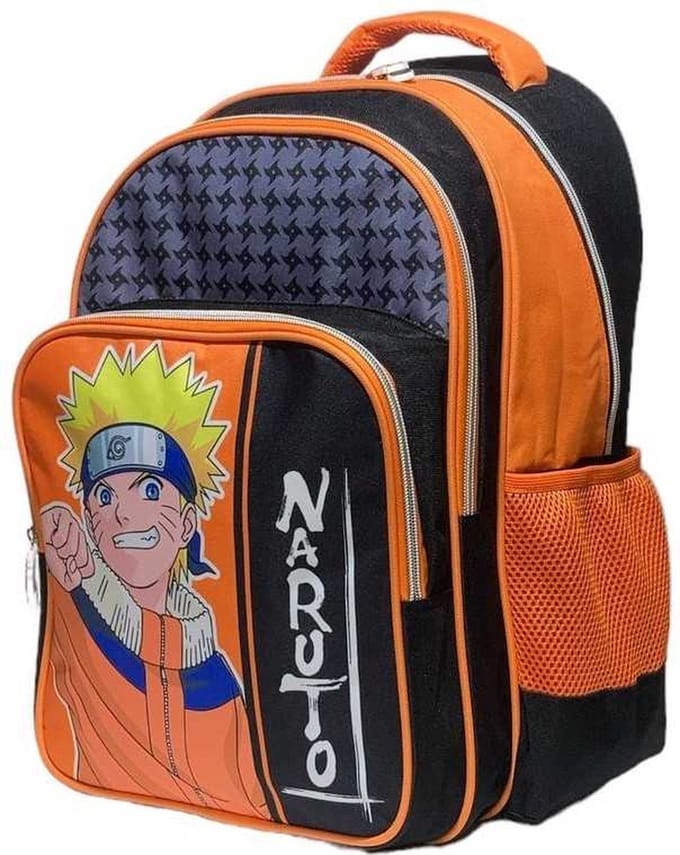 Naruto - Rugzak - 42 cm hoogte - 3 vakken - A4 map formaat - Premium Quality