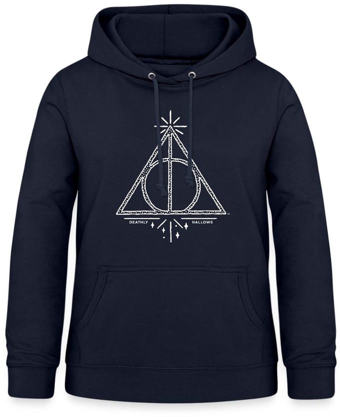 Harry Potter Het dodelijk heilig-logo Hoodie Dames