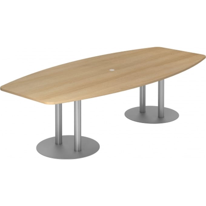 KARAT S 28 S - Karat Eiken met voetstuk / Zilver 280 x 130