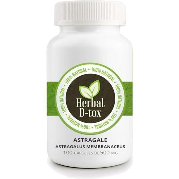 Compléments alimentaires Capsules de Astragale (Astragalus membranaceus), 100 x 600 mg