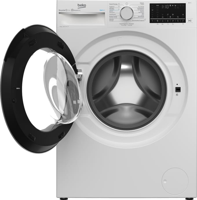 Beko B3WT59610W - IronFast - RecycledTub™ - Wasmachine - 10% zuiniger dan energielabel A