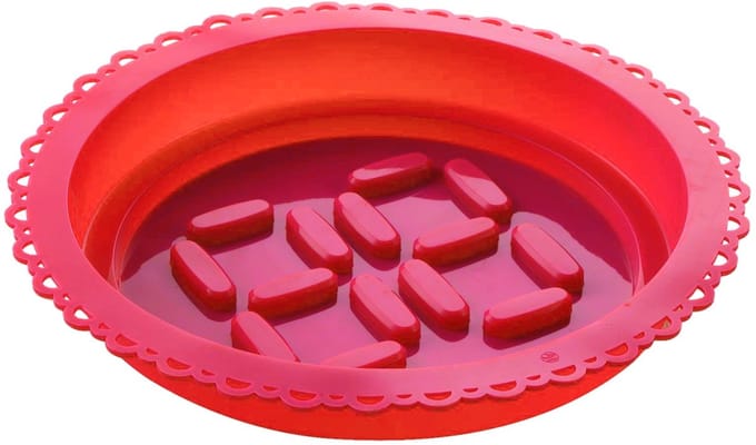 E-my Dessert Roundy - Bakvorm - Siliconen - Rood