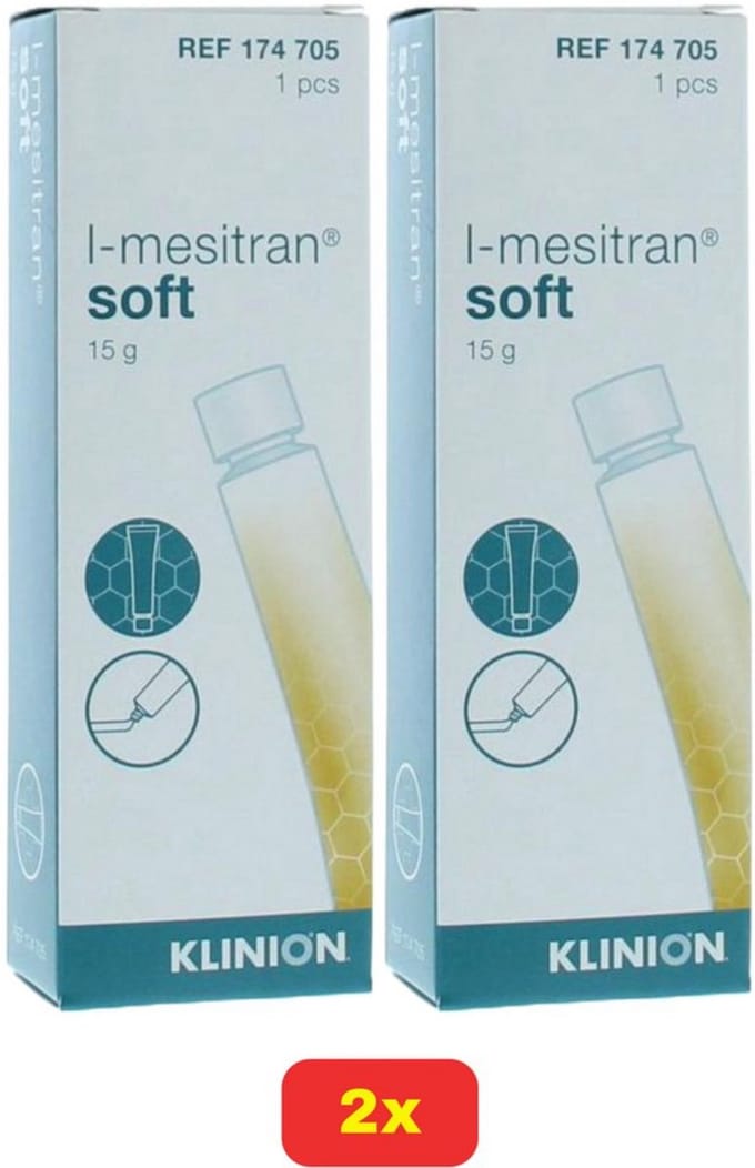 Mesitran Soft Honinggel - 2x15 gram voordeelverpakking
