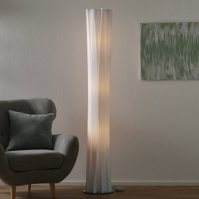 Slamp Bach vloerlamp, hoogte 184 cm, wit