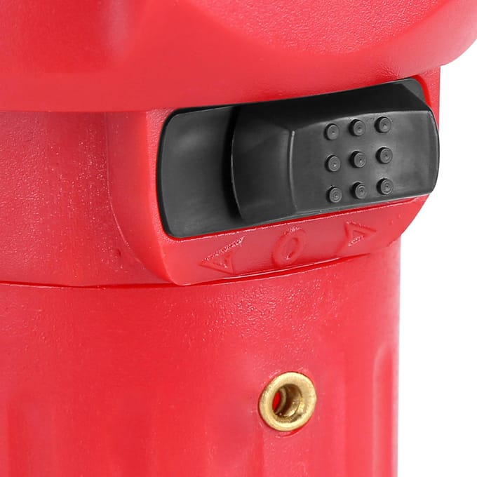 Moteur rotatif pour barbecue à construction solide rouge de 1,5 V, support de barbecue, accessoire de support de rôtisserie red