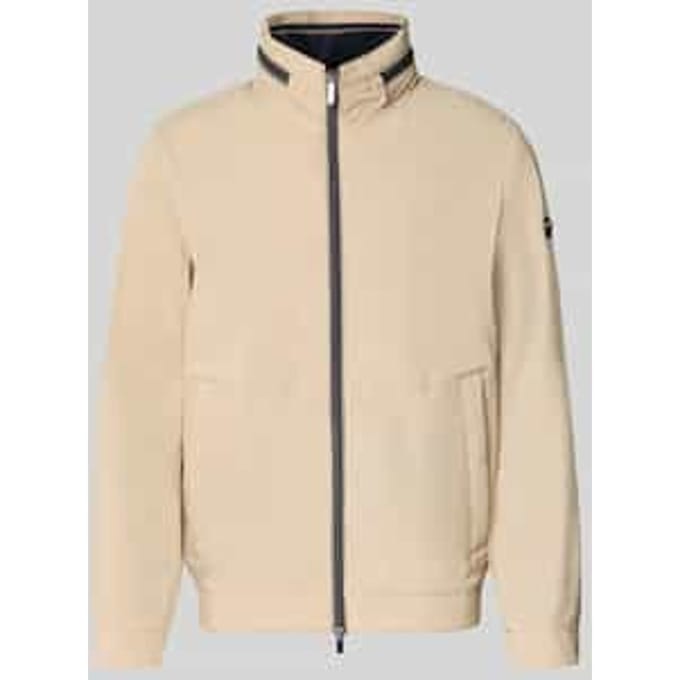 Regular fit jack met opstaande kraag