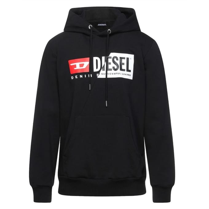 Diesel S-Girk-Hood-Cuty zwarte hoodie
