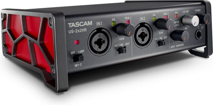 Tascam US-2x2HR USB Audio Interface - USB audio interface
