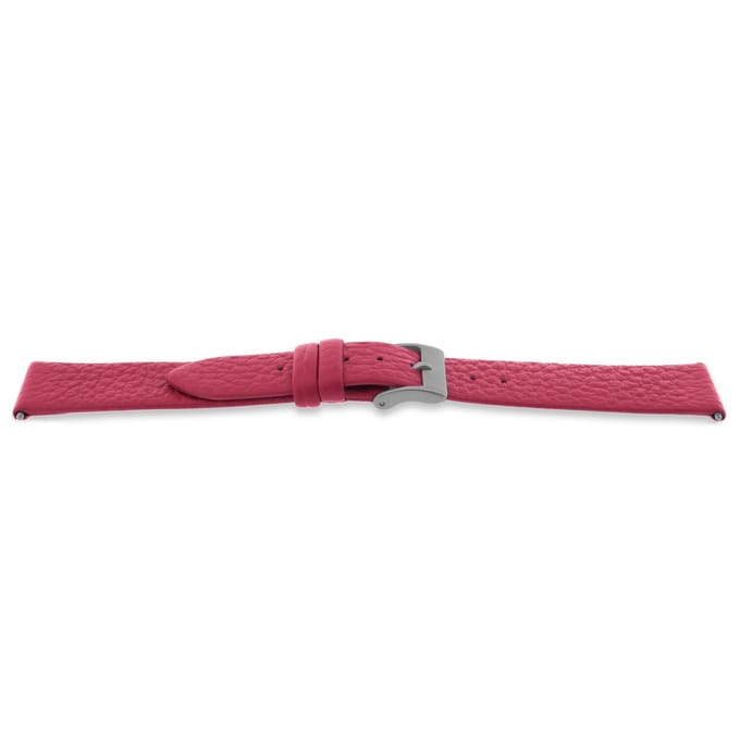 Horlogeband E761 Coral/roze Leder 16x14mm