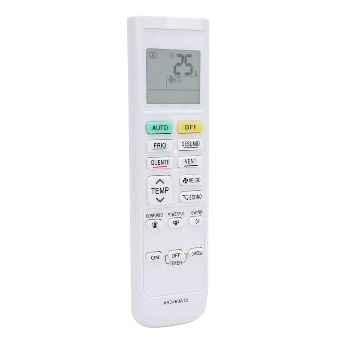 Télécommande de remplacement pour climatiseur ARC480A12, à piles, pour ARC480A11 gray