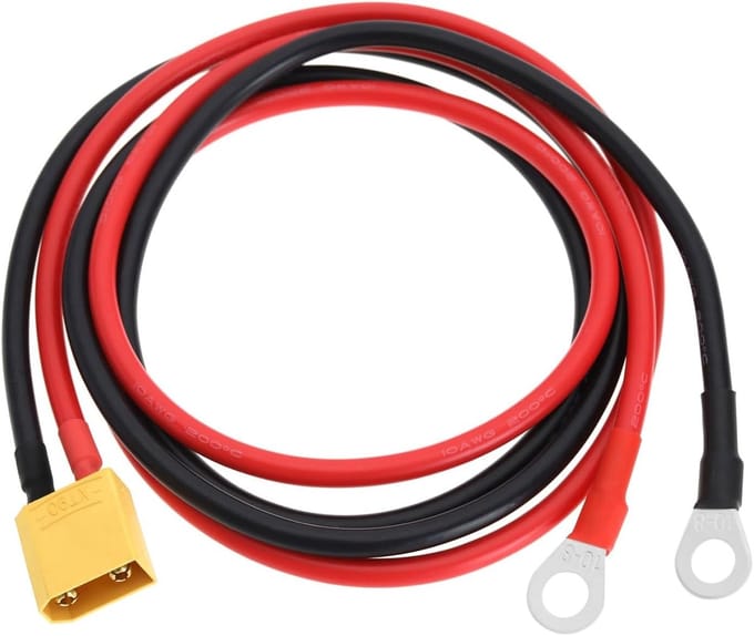 XT90 naar O-Ring Connector Kabel 10AWG Siliconen Terminals Verlengkabel voor RC FPV Racing Drones en Accessoires