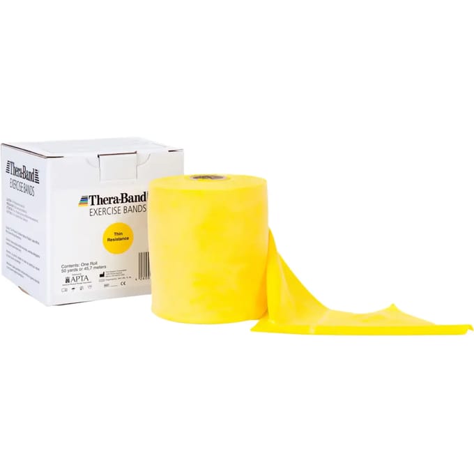 Thera-Band - 45,5 meter - Weerstandsband Geel