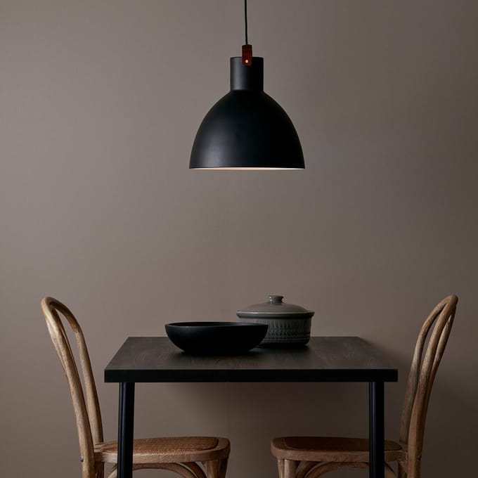 Markslöjd Hanglamp Eagle met metalen kap Ø 35 cm zwart