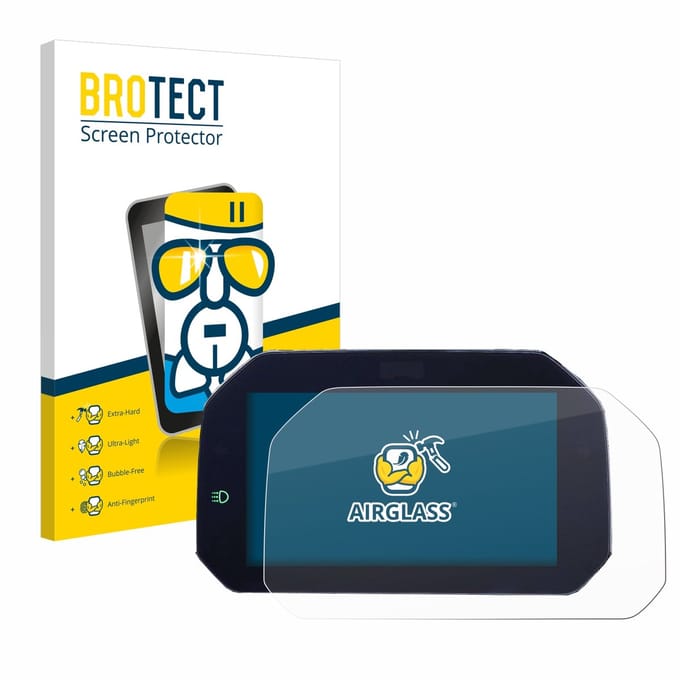 Screenprotector voor BMW S 1000 RR 2019 Connectivity TFT 6.5" Beschermglas transparant