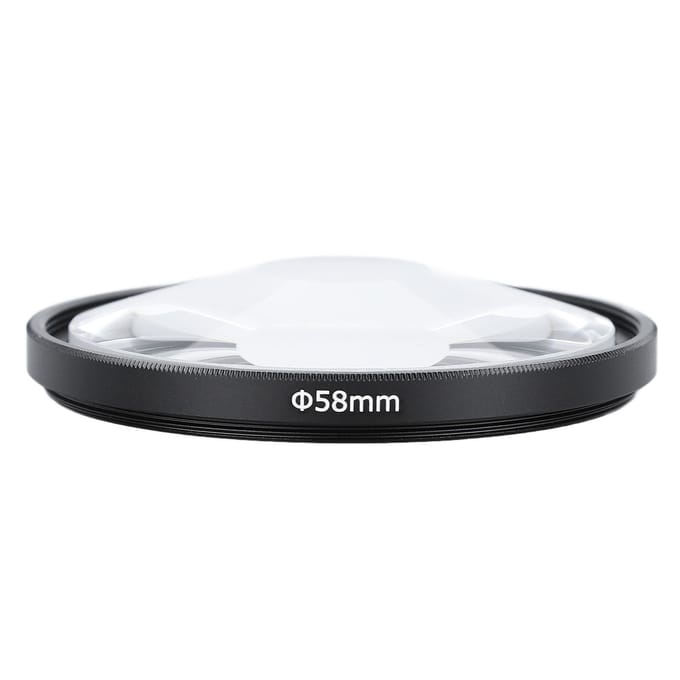 55mm Lensfilter Swirl Halo-effecten Optisch Glas Lensfilter met Filteradapterring voor Portret black