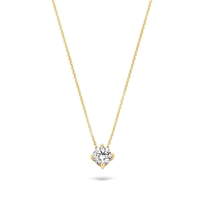 Blush 14 Karaat Gouden Ketting  (Lengte: 42.00 cm) - Goud