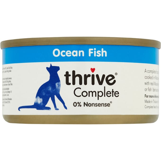 24x75g Complete Zeevis Thrive Kattenvoer