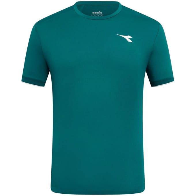 Diadora Match T-shirt Heren-donkergroen