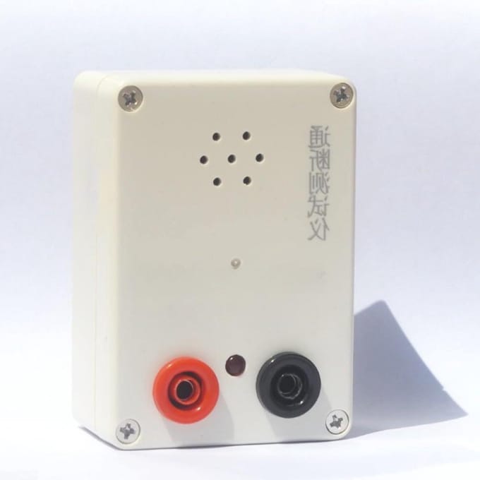 Continuïteitstester Zoemer - Draadtester Indicator - Circuit Controleren - Hoorenbare Visuele Feedback - 93x55x30mm - Wit